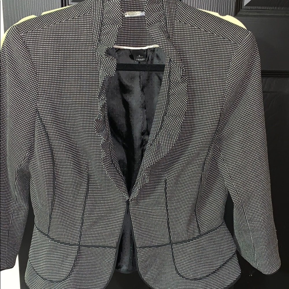 Cropped polka dot jacket